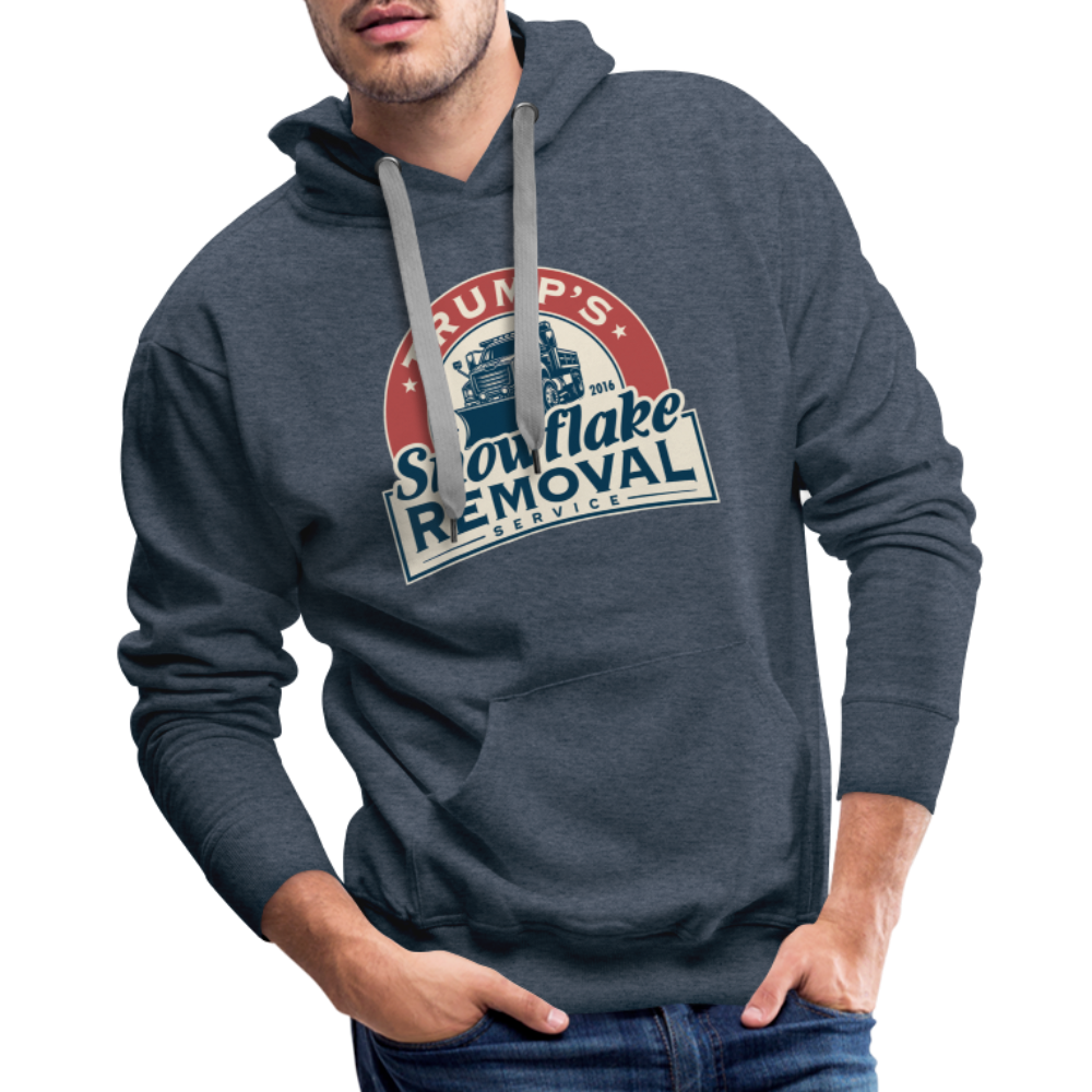 Trump's Snowflake Removal Service Men’s Premium Hoodie - heather denim