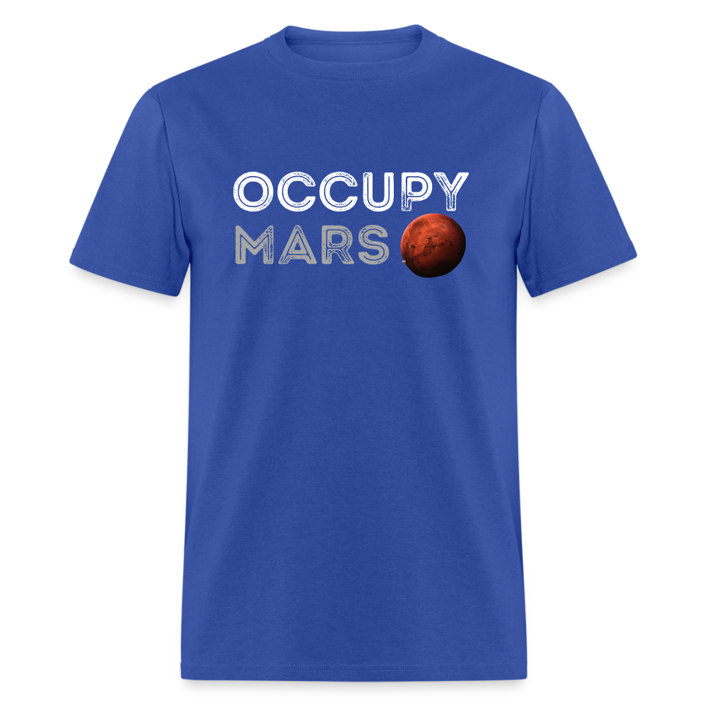 Occupy Mars Unisex Classic T-Shirt - royal blue