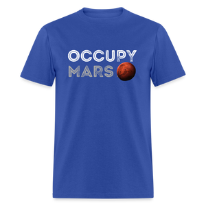 Occupy Mars Unisex Classic T-Shirt - royal blue