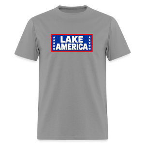 Lake America T-Shirt Men's T-Shirt - rock