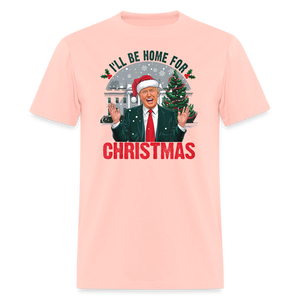 I'll be home for Christmas Trump Unisex Classic T-Shirt - blush pink 