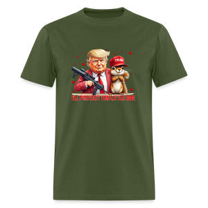 I’ll protect you little one Trump Classic T-Shirt - military green