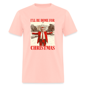 I'll Be Home for Christmas Classic T-Shirt - blush pink 