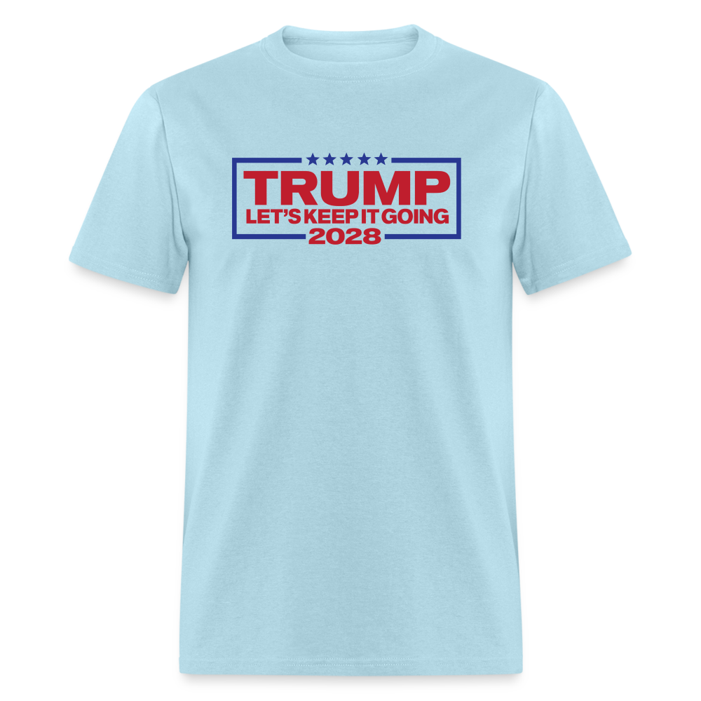 Trump For President 2028 Funny Classic T-Shirt - powder blue