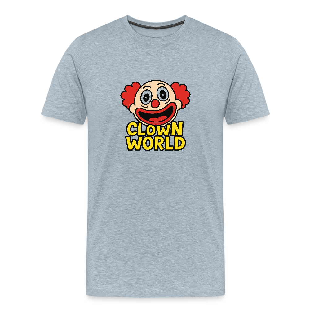 Clown World Funny Rebrand Men's Premium T-Shirt - heather ice blue