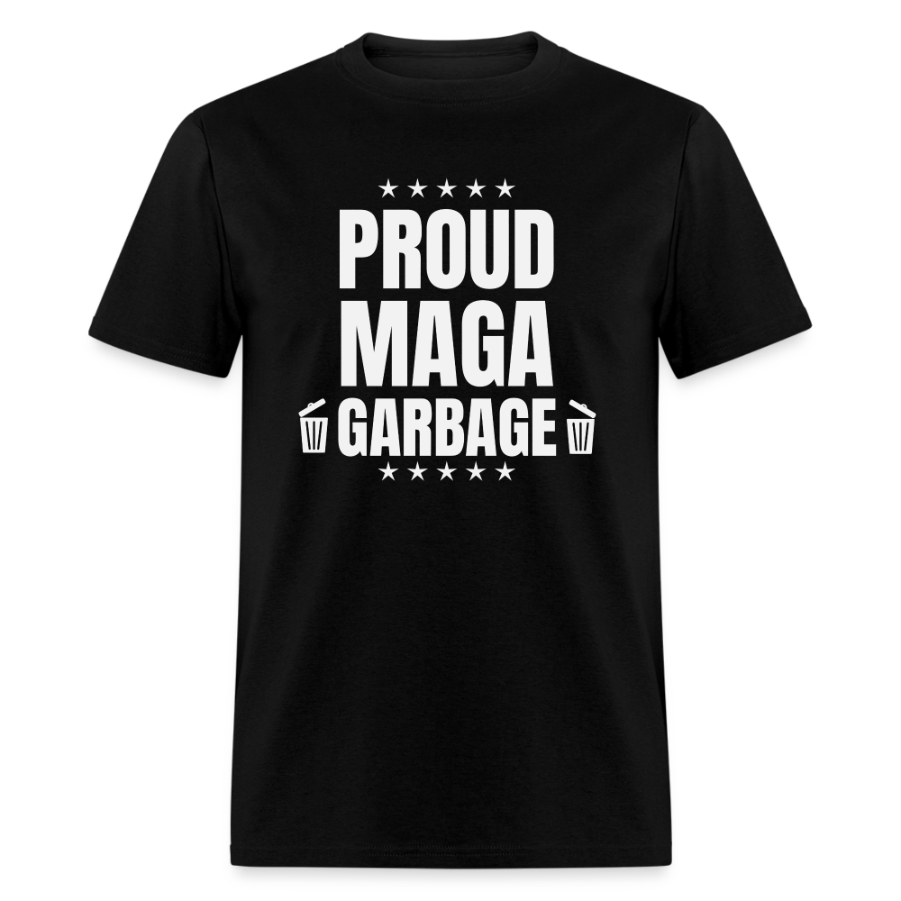 Proud MAGA Garbage Classic T-Shirt - black