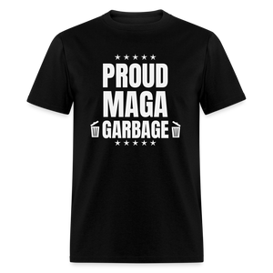 Proud MAGA Garbage Classic T-Shirt - black