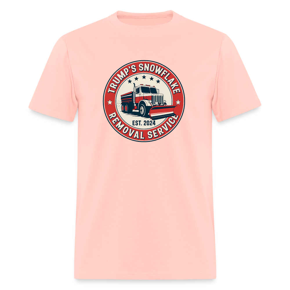 Trump's Snowflake Removal Service (Retro 2024) Unisex Classic T-Shirt - blush pink 