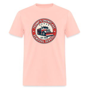 Trump's Snowflake Removal Service (Retro 2024) Unisex Classic T-Shirt - blush pink 