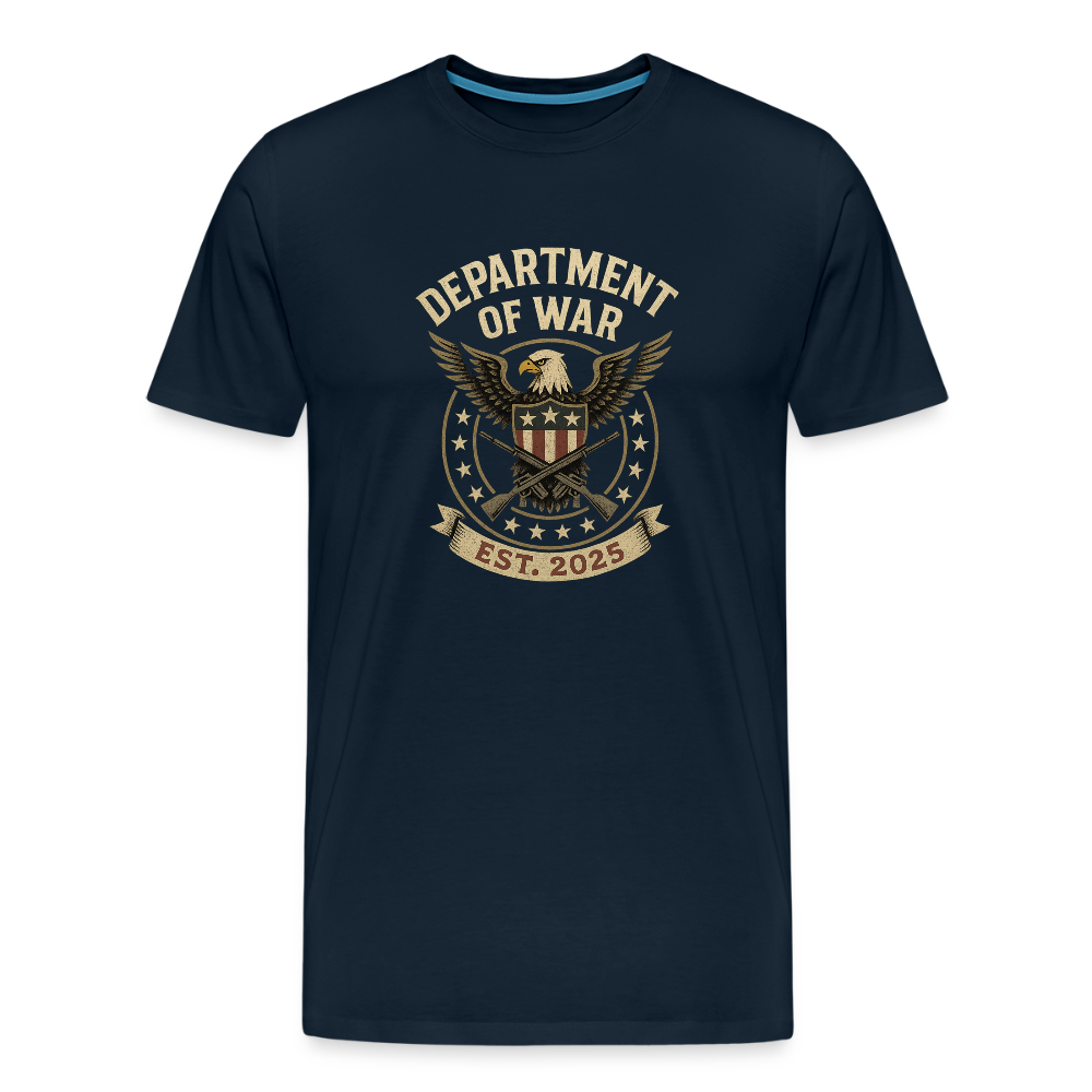 Department of War Est. 2025 Men's Premium T-Shirt - deep navy