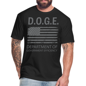 DOGE, Department of Government Efficiency Fitted Cotton/Poly T-Shirt by Next Level - black