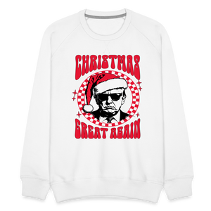 Christmas Great Again Men’s Premium Sweatshirt - white