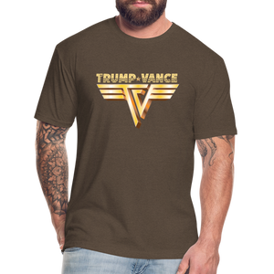 Trump/Vance Fitted Cotton/Poly T-Shirt by Next Level - heather espresso