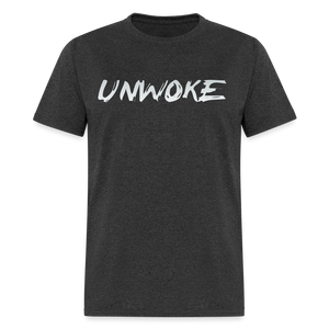 UNWOKE - Anti Woke Classic T-Shirt - heather black