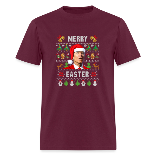 Funny Joe Biden Christmas Classic Men's T-Shirt - burgundy