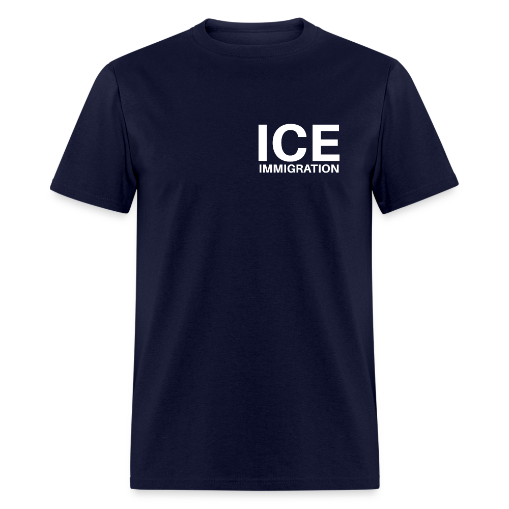 ICE Immigration Unisex Classic T-Shirt - navy