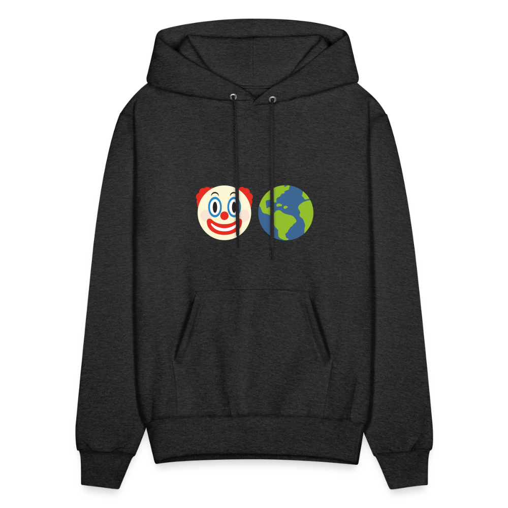 Clown World Men's Hoodie - charcoal grey