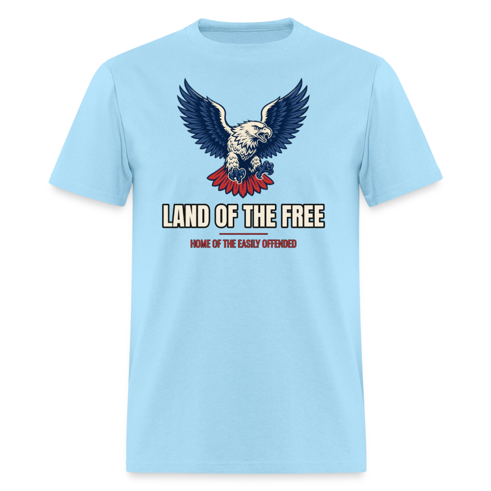 Land of the Free Eagle Classic T-Shirt - powder blue