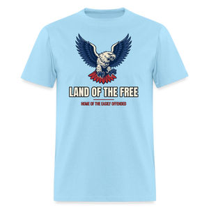 Land of the Free Eagle Classic T-Shirt - powder blue