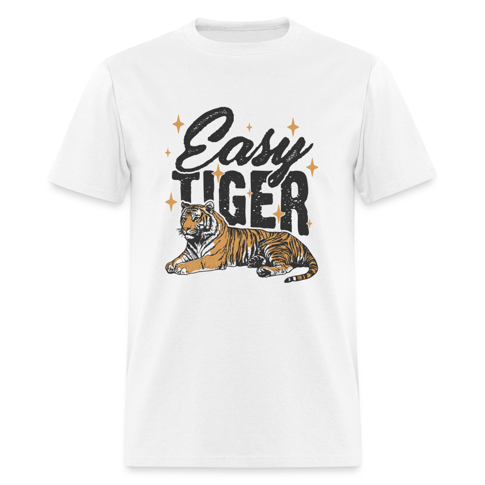 Easy Tiger Retro Funny Classic T-Shirt - white