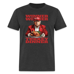 Donald Trump - Winner Winner Turkey Dinner Thanksgiving Classic T-Shirt - heather black