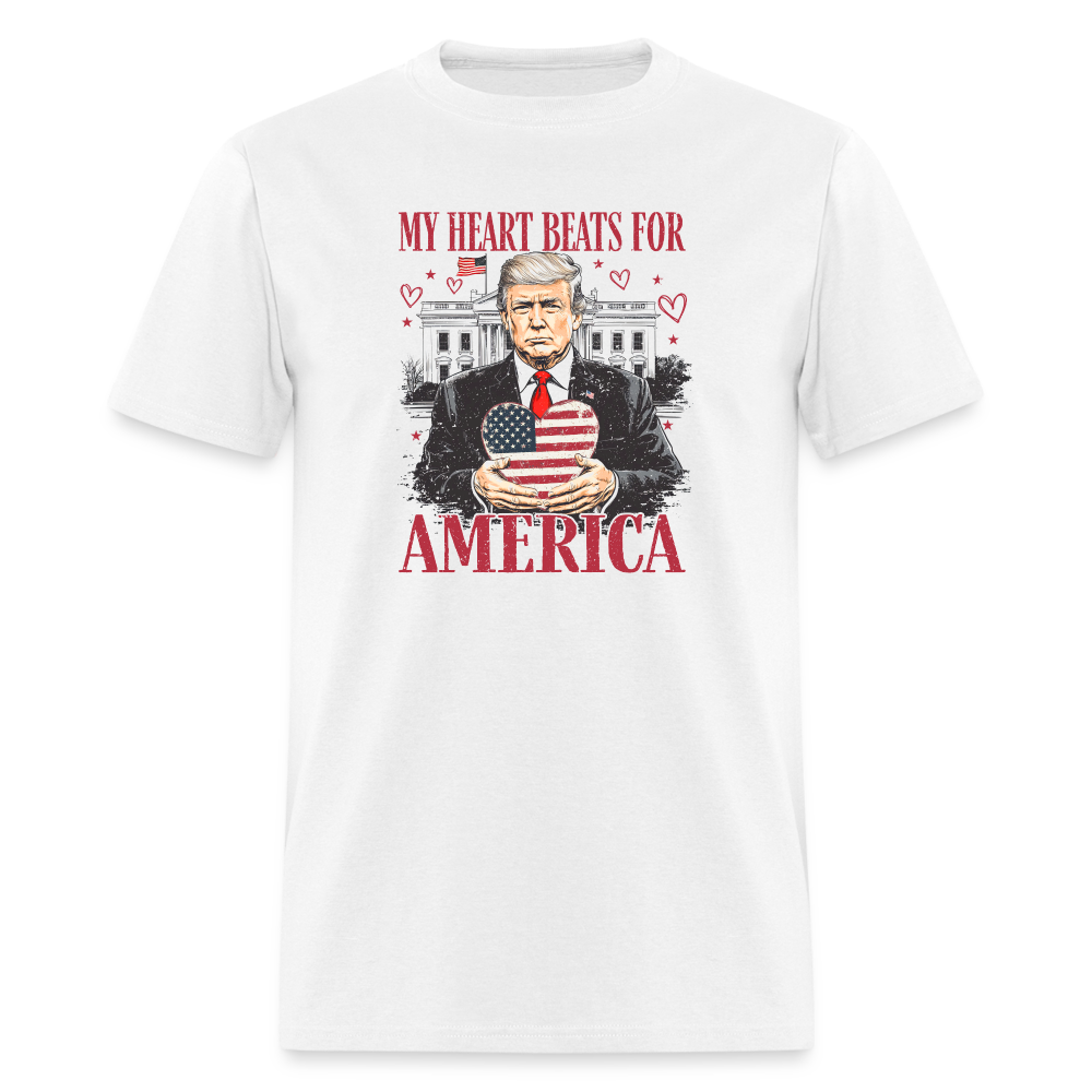 Trump Valentine's Day Unisex Classic T-Shirt - white