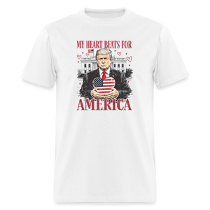 Trump Valentine's Day Unisex Classic T-Shirt - white