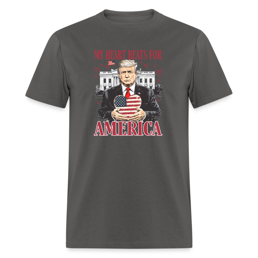 Trump Valentine's Day Unisex Classic T-Shirt - charcoal