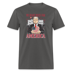 Trump Valentine's Day Unisex Classic T-Shirt - charcoal