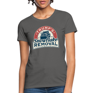 Trump's Snowflake Removal Service Women's T-Shirt - charcoal