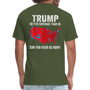 Can you hear us now? (Back Print) Unisex Classic T-Shirt - military green