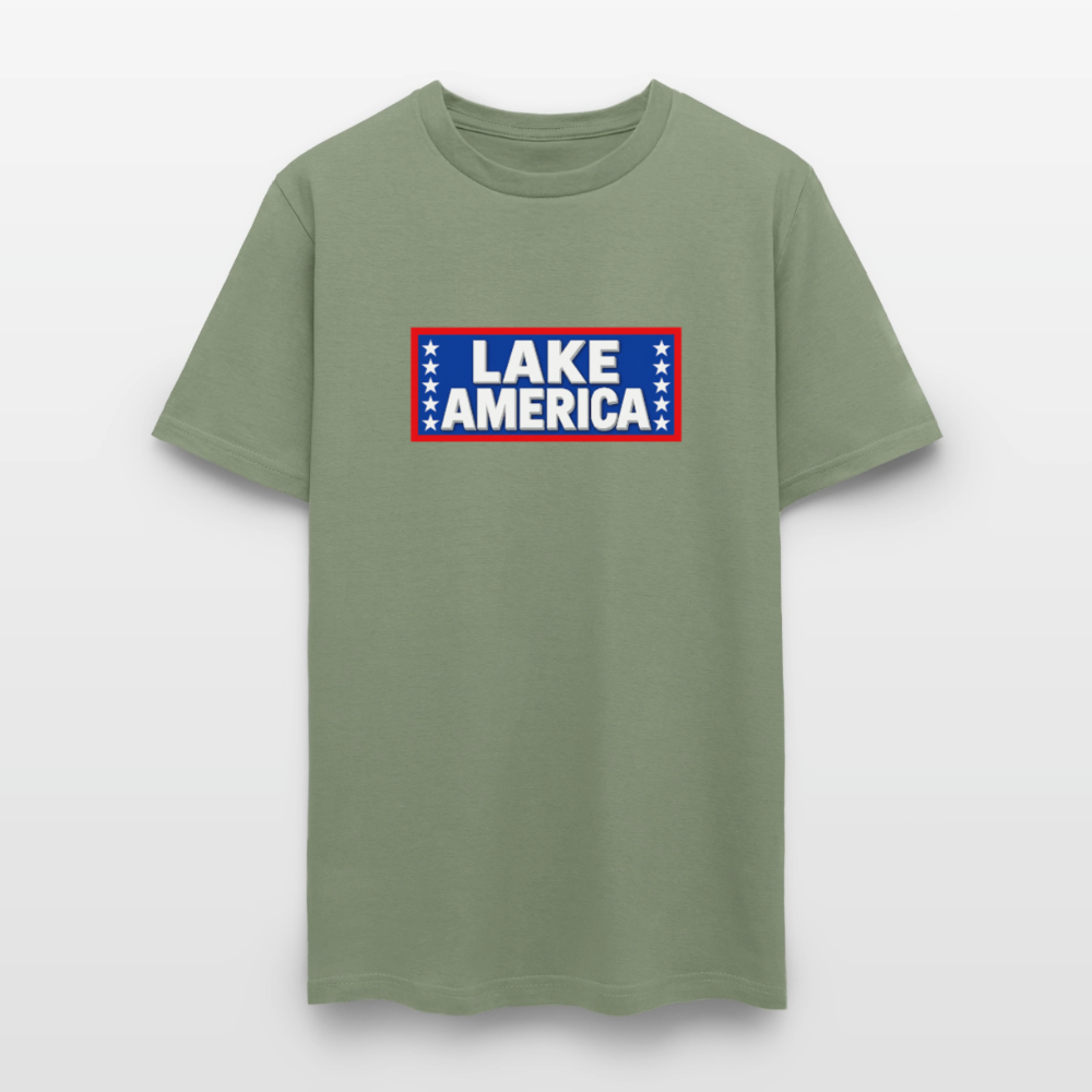 Lake America T-Shirt Men's T-Shirt - military green