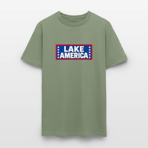 Lake America T-Shirt Men's T-Shirt - military green