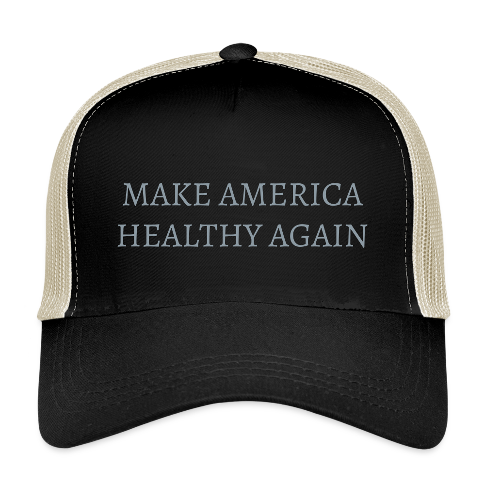 Make America Healthy Again Trucker Cap - black/oyster