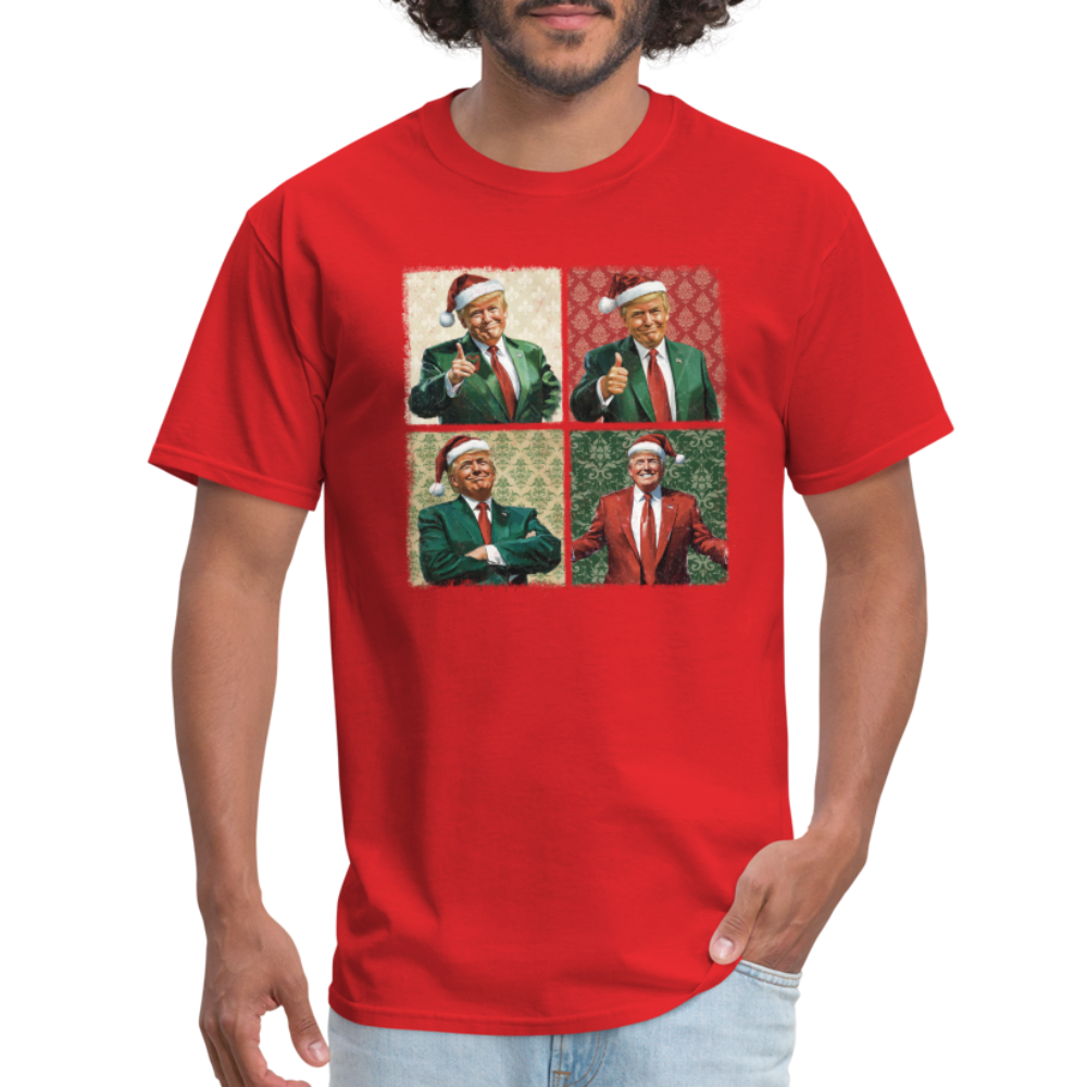 Trump Christmas Unisex Classic T-Shirt - red