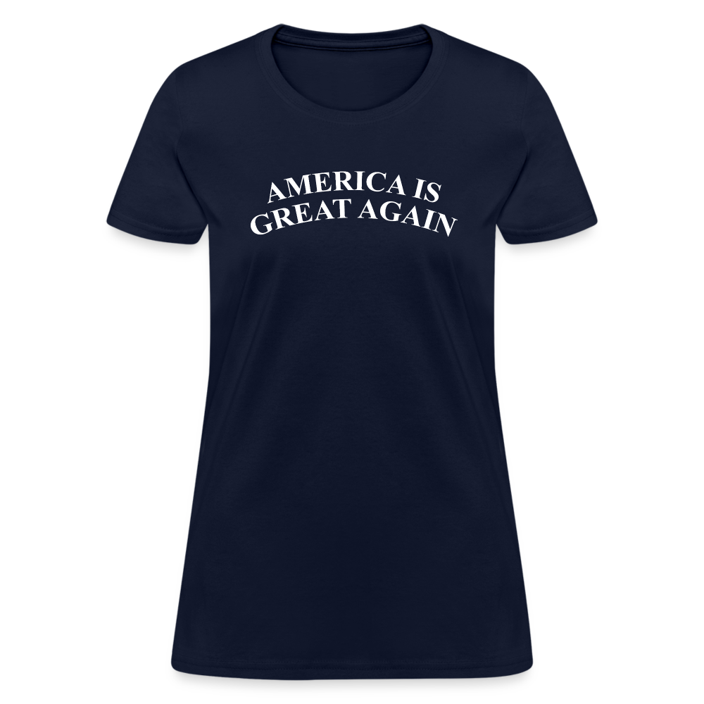 America Is Great Again Women's T-Shirt - navy