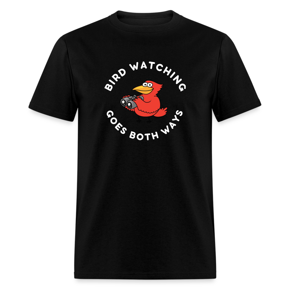 Bird Watching Goes Both Ways V2 Classic T-Shirt - black