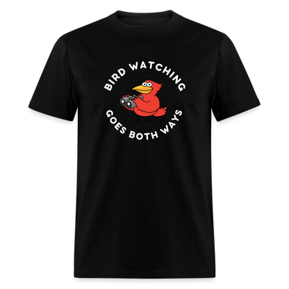 Bird Watching Goes Both Ways V2 Classic T-Shirt - black