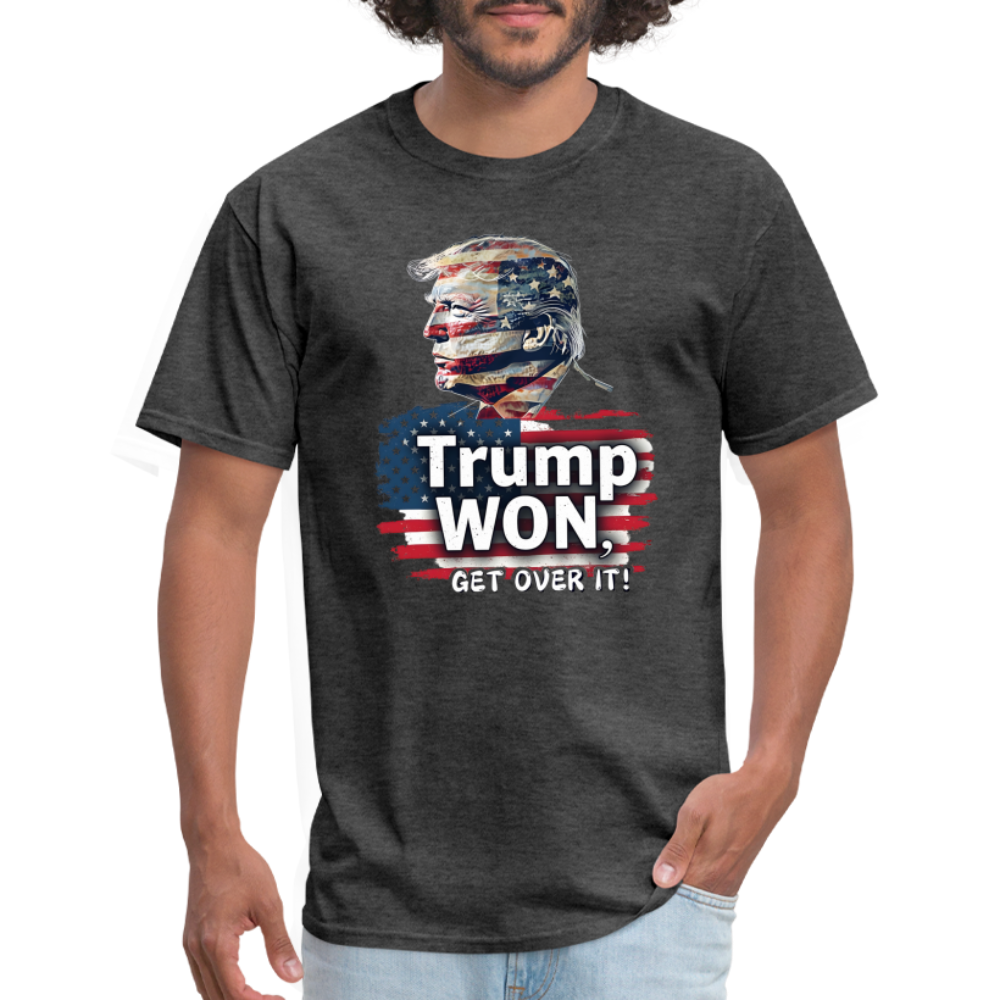 Trump Won, Get Over It Unisex Classic T-Shirt - heather black