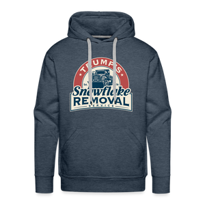 Trump's Snowflake Removal Service Men’s Premium Hoodie - heather denim