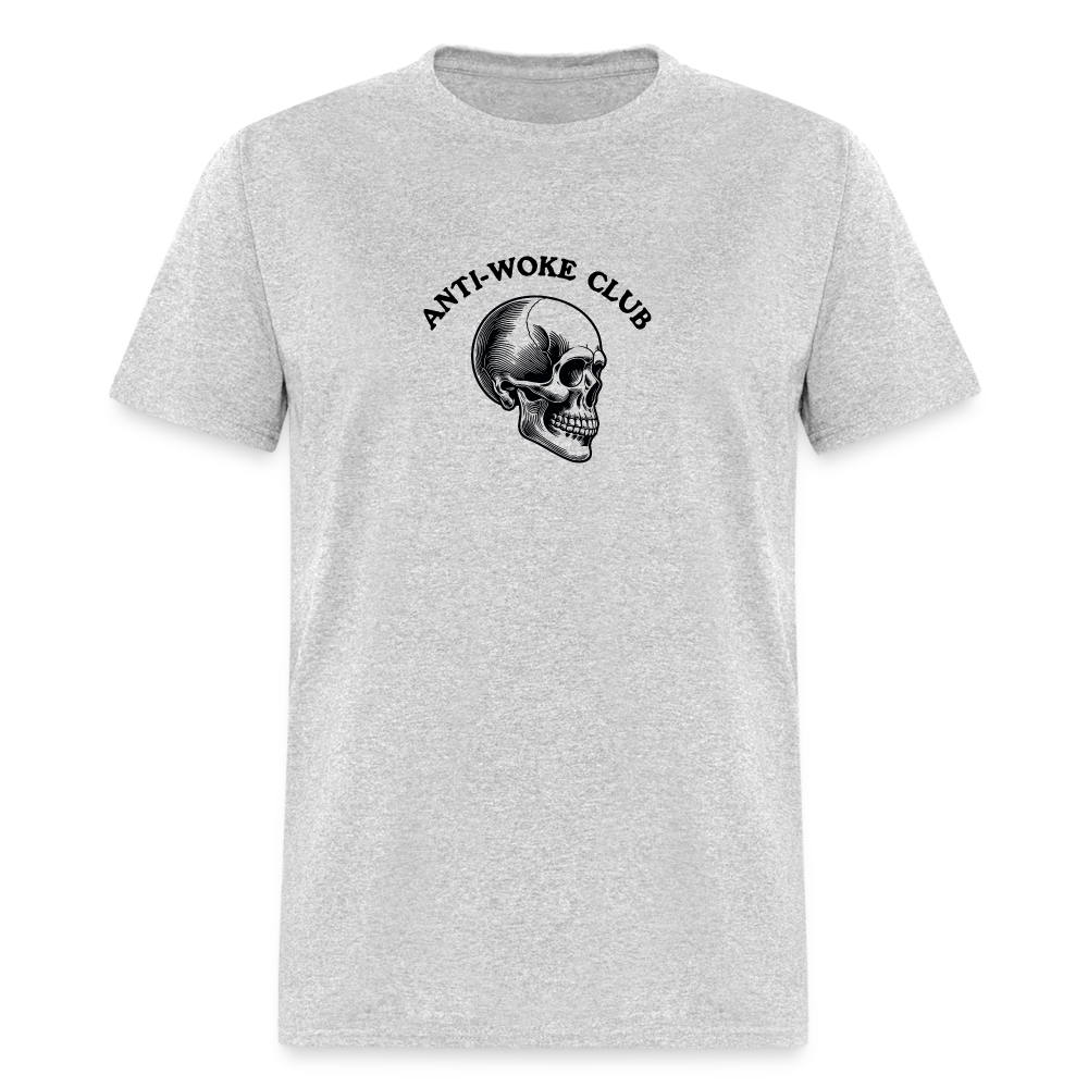 Anti Woke club Unisex Classic T-Shirt - heather gray