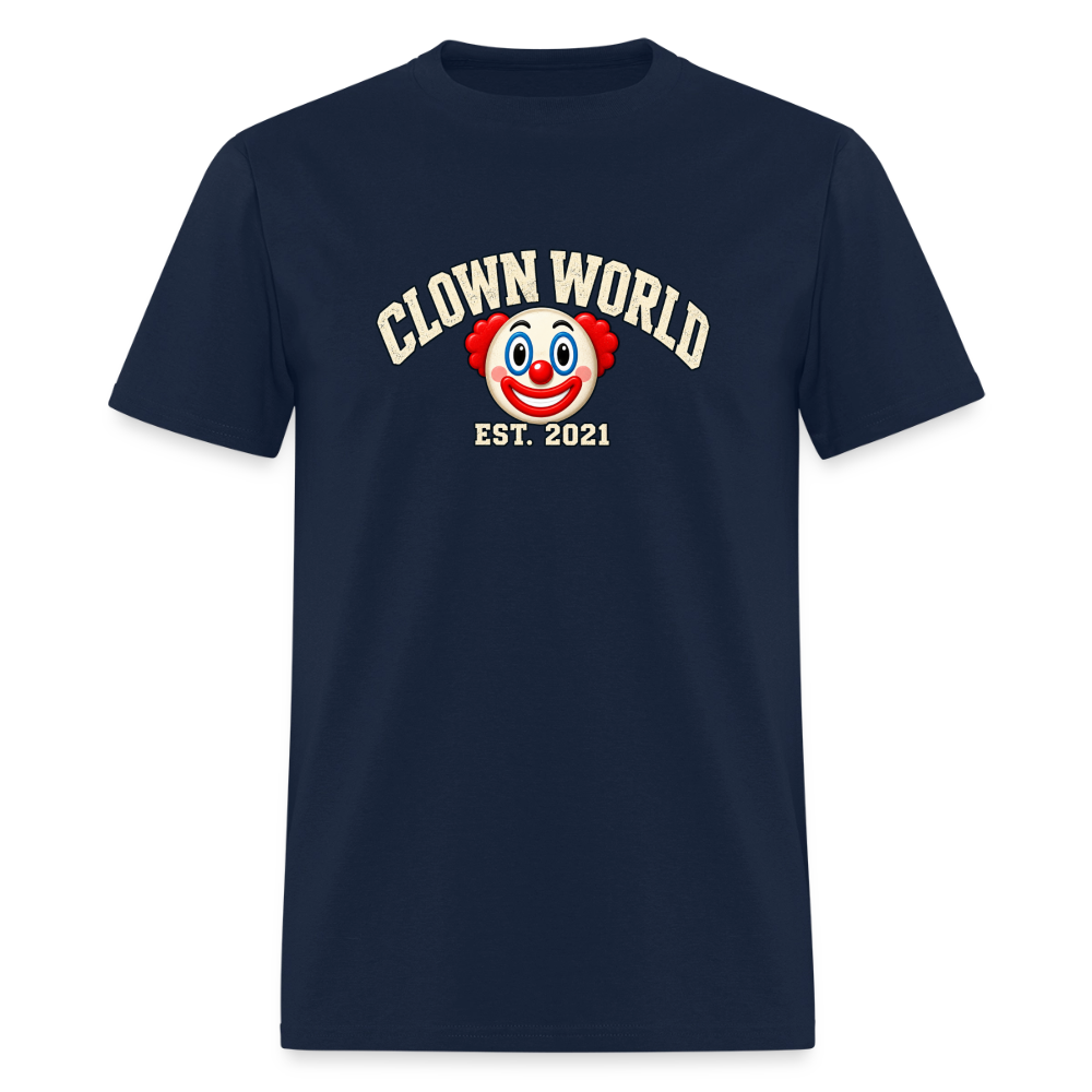 Clown World Est. 2021 Classic T-Shirt - navy