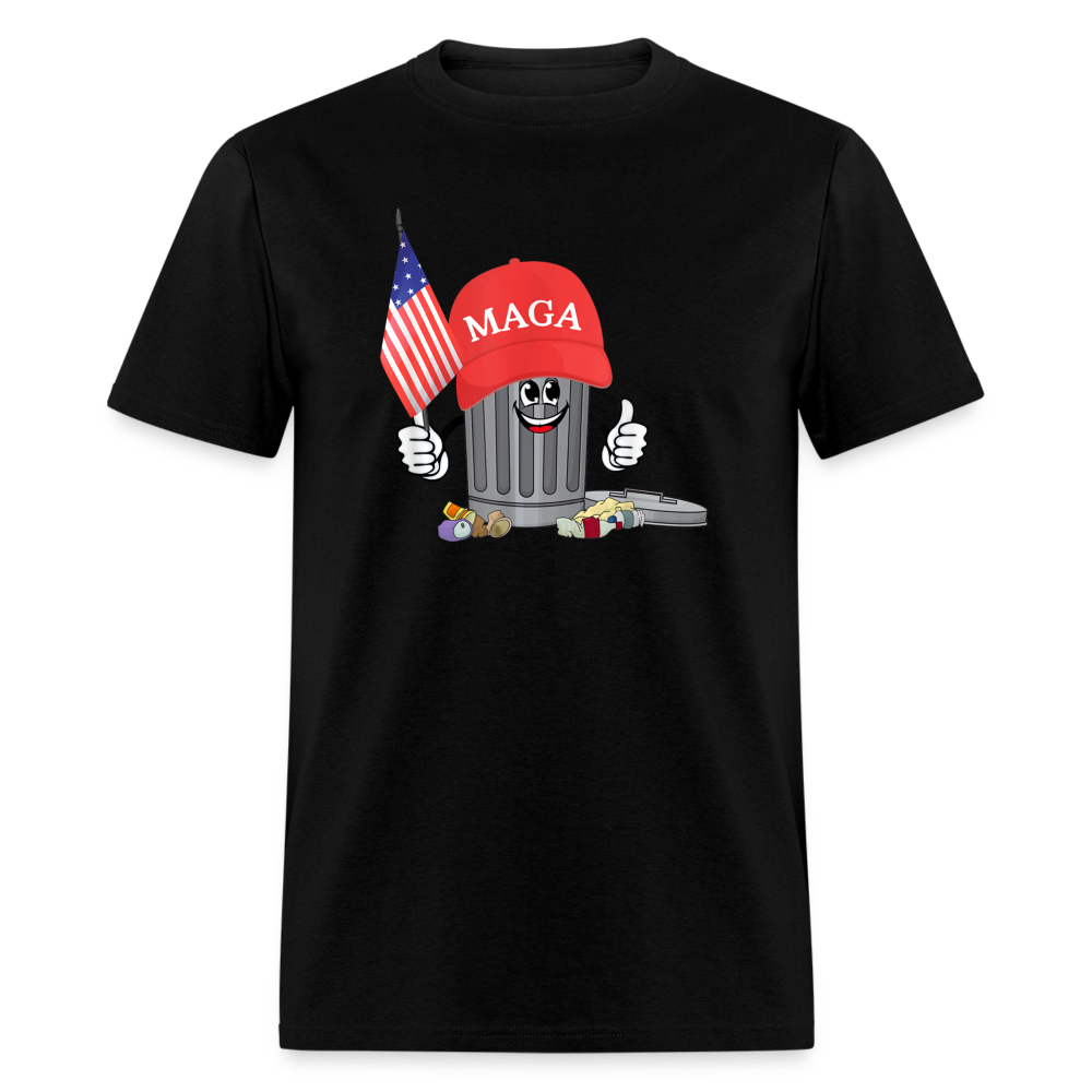 MAGA Garbage Can Funny Classic T-Shirt - black