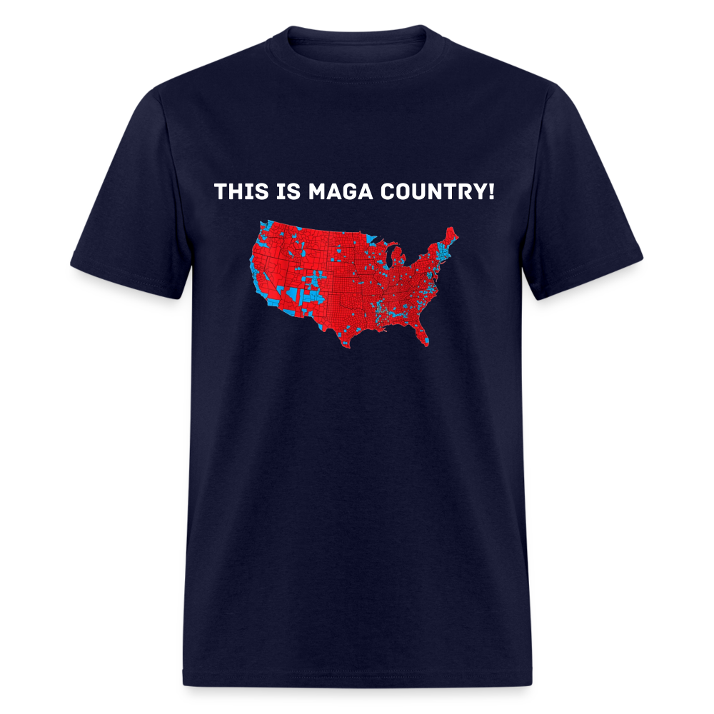 This is MAGA Country Unisex Classic T-Shirt - navy