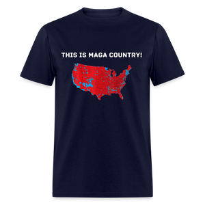 This is MAGA Country Unisex Classic T-Shirt - navy