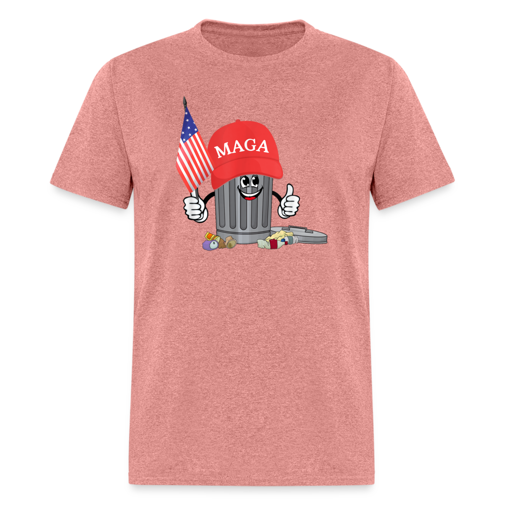 MAGA Garbage Can Funny Classic T-Shirt - heather mauve