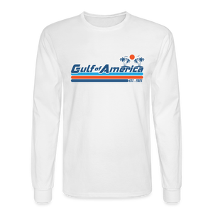 Gulf of America Men's Long Sleeve T-Shirt - white