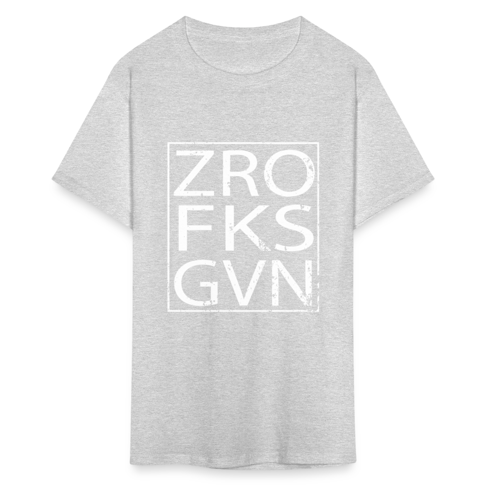 Zero Fucks Given Unisex Classic T-Shirt - heather gray