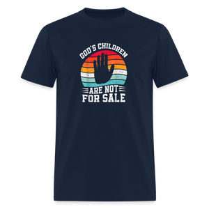 God's Children Are Not For Sale Classic T-Shirt - navy