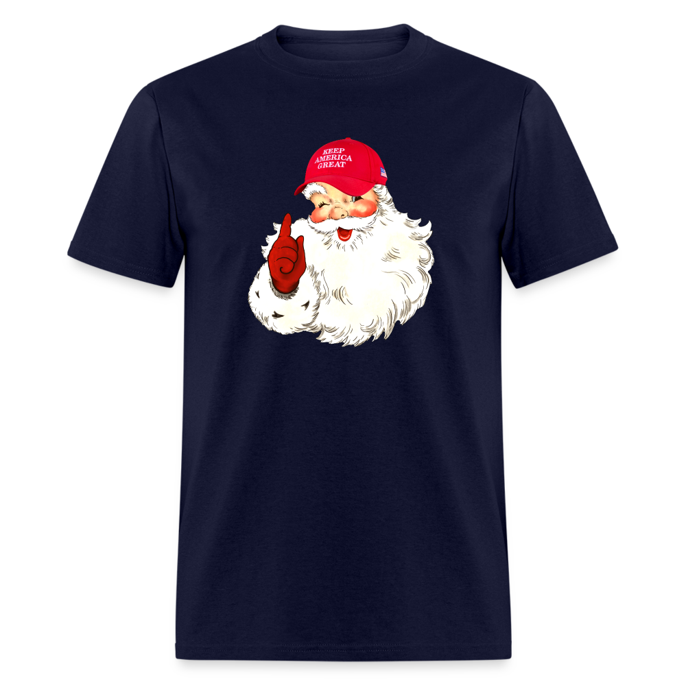 MAGA Santa Classic T-Shirt - navy